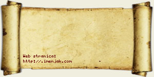 Anica Binić vizit kartica